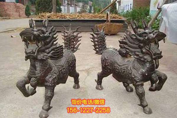 麒麟景區不銹鋼雕塑