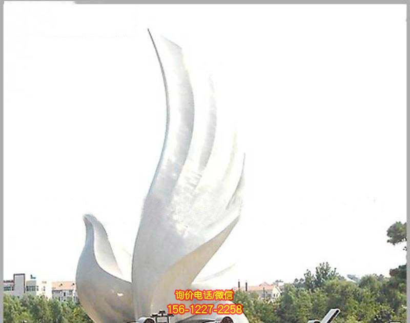 鴿子雕塑-公園廣場(chǎng)創(chuàng)意不銹鋼創(chuàng)意鴿子雕塑