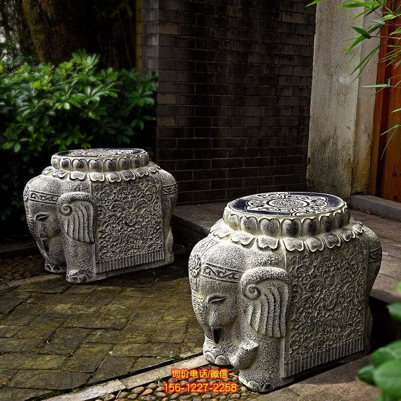 吉祥小象石鼓門(mén)墩抱鼓石一對(duì)家用仿古庭院別墅看門(mén)鎮(zhèn)宅門(mén)口石墩擺件 吉祥小象石鼓門(mén)墩抱鼓石一對(duì)家用仿古庭院別墅看門(mén)鎮(zhèn)宅門(mén)口石墩擺件
