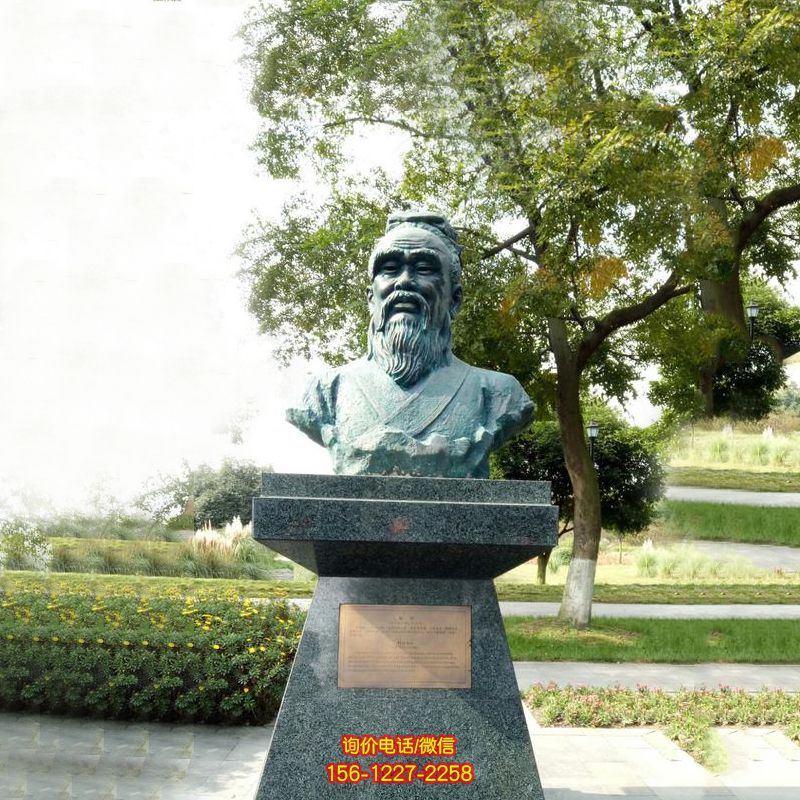 公園中國古代十大名醫歷史著名醫學人物扁鵲雕塑 公園中國古代十大名醫歷史著名醫學人物扁鵲雕塑