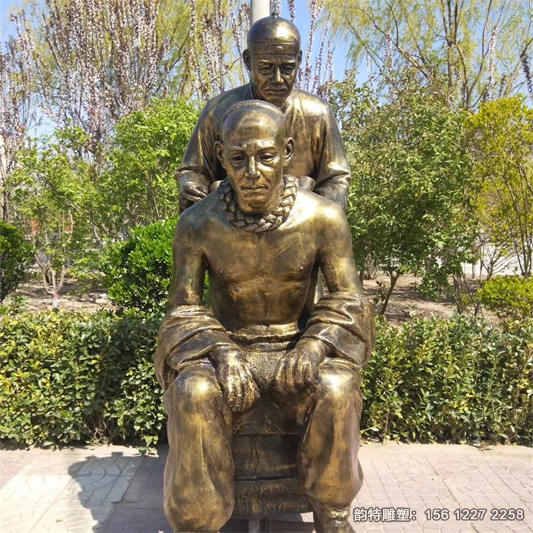 中醫拔罐雕塑04