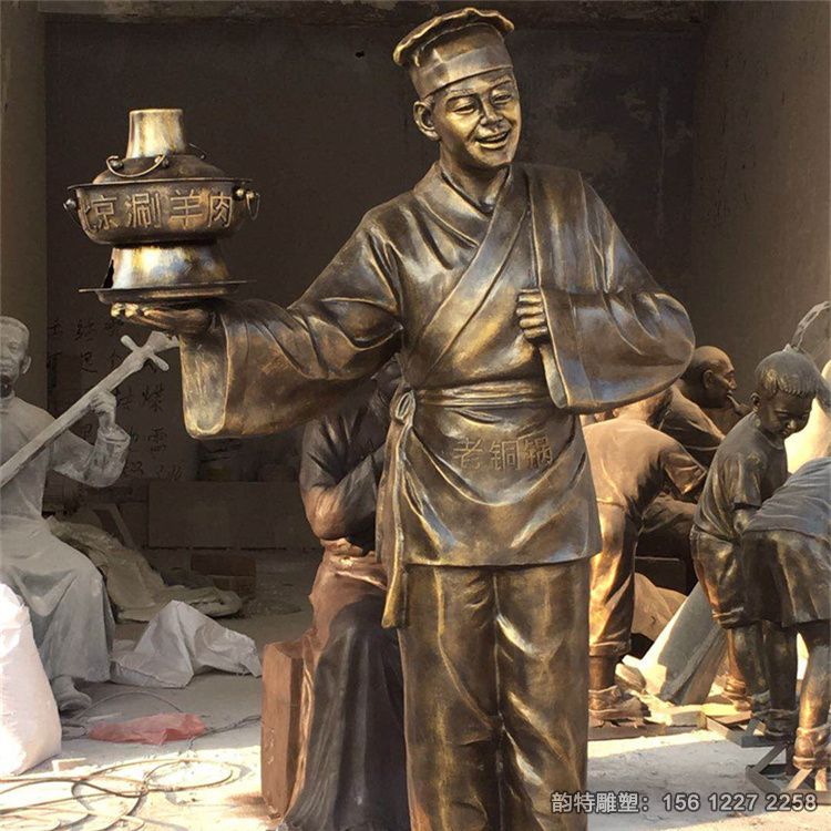 店小二雕塑02 店小二雕塑02