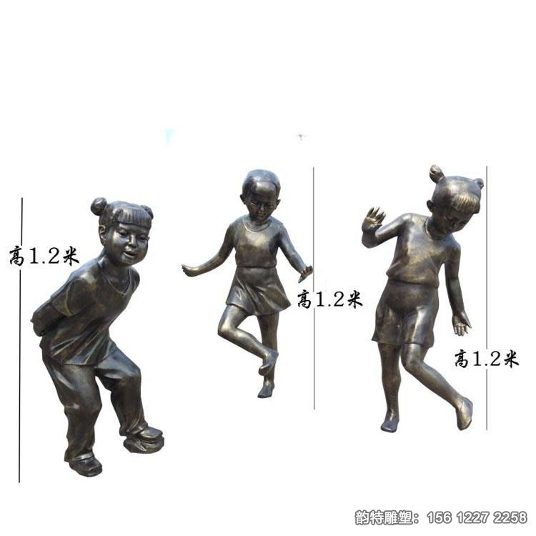 踢毽子雕塑03 踢毽子雕塑03