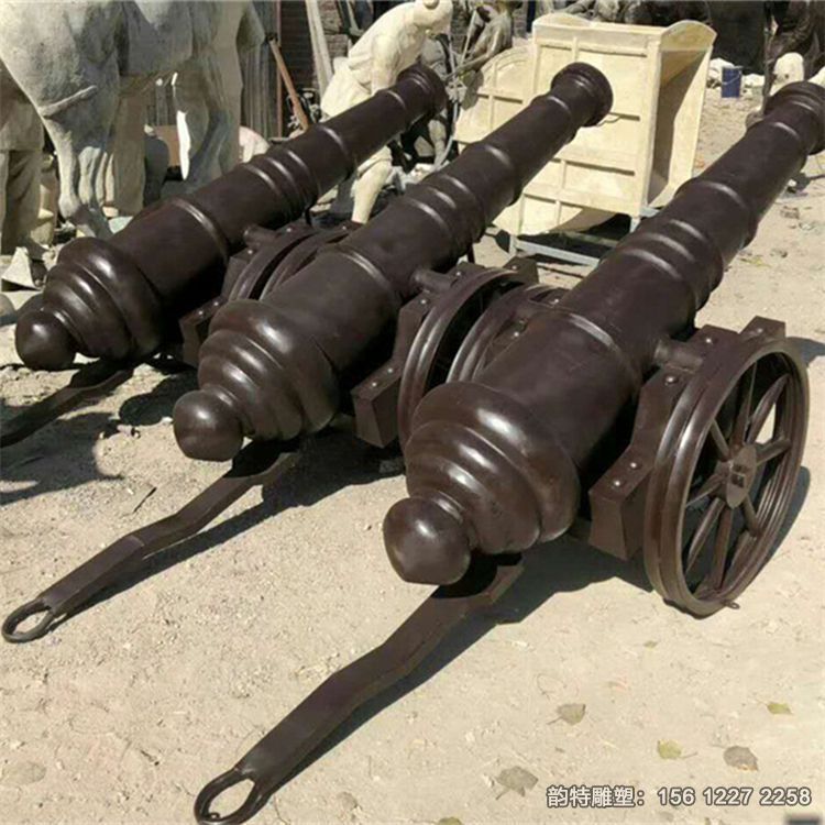古代鑄銅大炮雕塑大全，景區仿古火炮雕塑定做