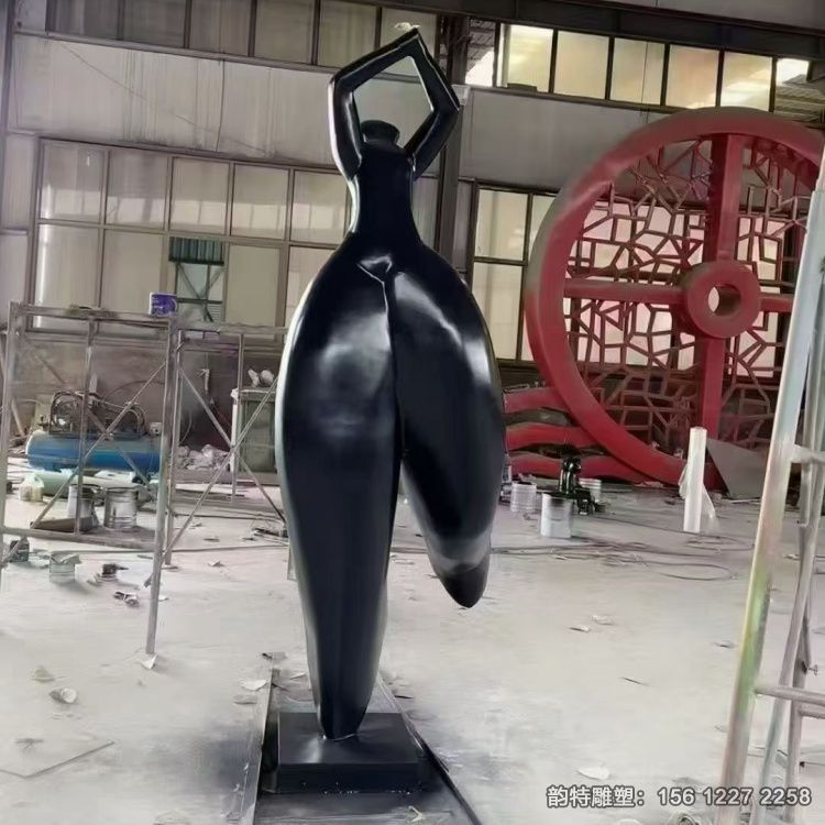 大型玻璃鋼抽象人物雕塑 藝術學院抽象藝術人雕像定制
